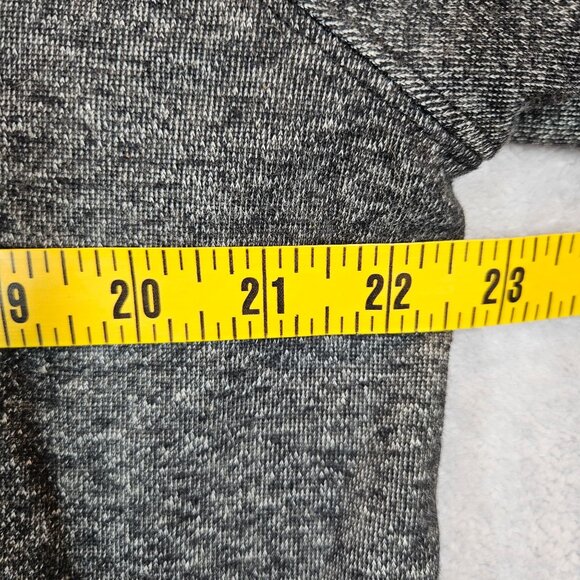 Rock & Republic Gray Sweatshirt With Zipper Sleeve Detail Womens XL Cotton Blend - Picture 7 of 12